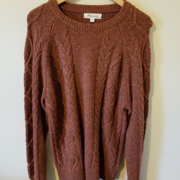 Madewell Donegal Cableknit Fisherman Jumper Sweater - Picture 6 of 14